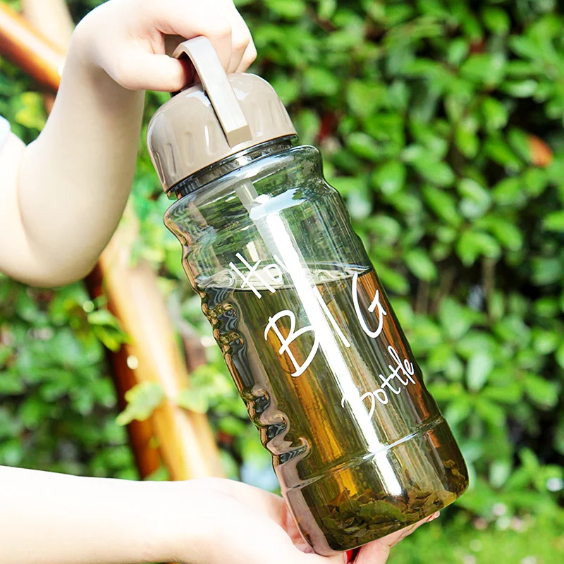 Бутылка для воды большой емкости 2000 мл спортивный чайник уличная чашка