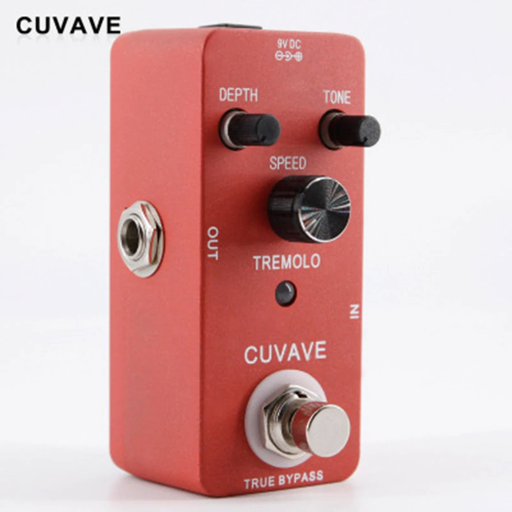 CUVAVE TREMOLO гитарный эффект педаль эффектов Stompbox для электрической гитары истинная