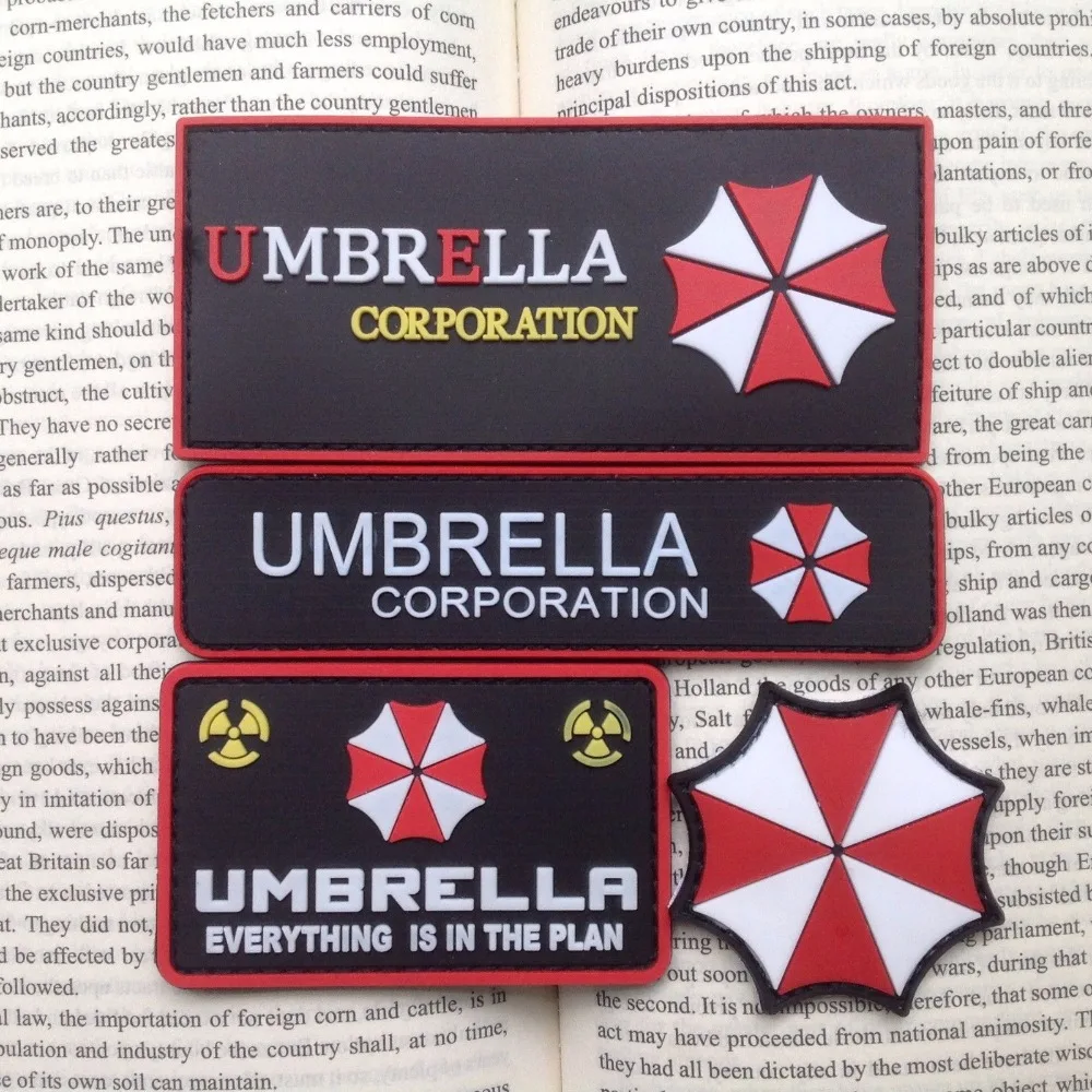 3D PVC различные патчи значок для рюкзака жакет UMBRELLA CORPORATION TACTICAL|Заплатки| |