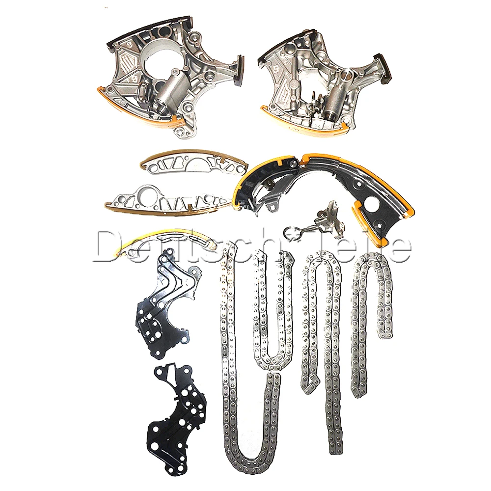 AP01 комплект зубчатой цепи для Audi A4 A6 A8 2 4l 3 2l FSI V6 BDW AUK BKH BPK 06E109218H 06E109217H 06E109229A 079109229L| |