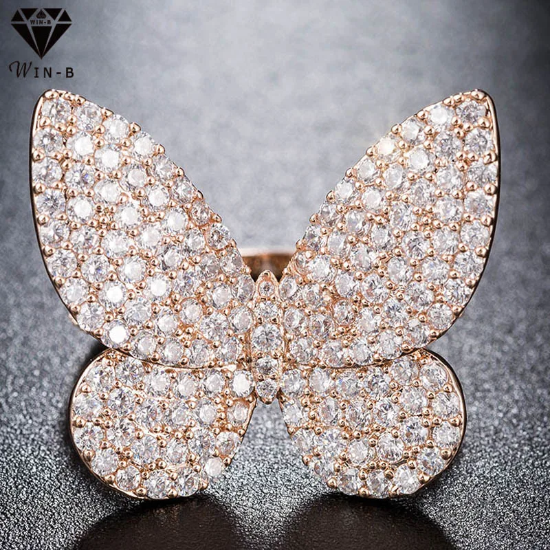 Кольцо Ringen Voor Vrouwen с кристаллами из розового золота кольцо крыльями ангела для