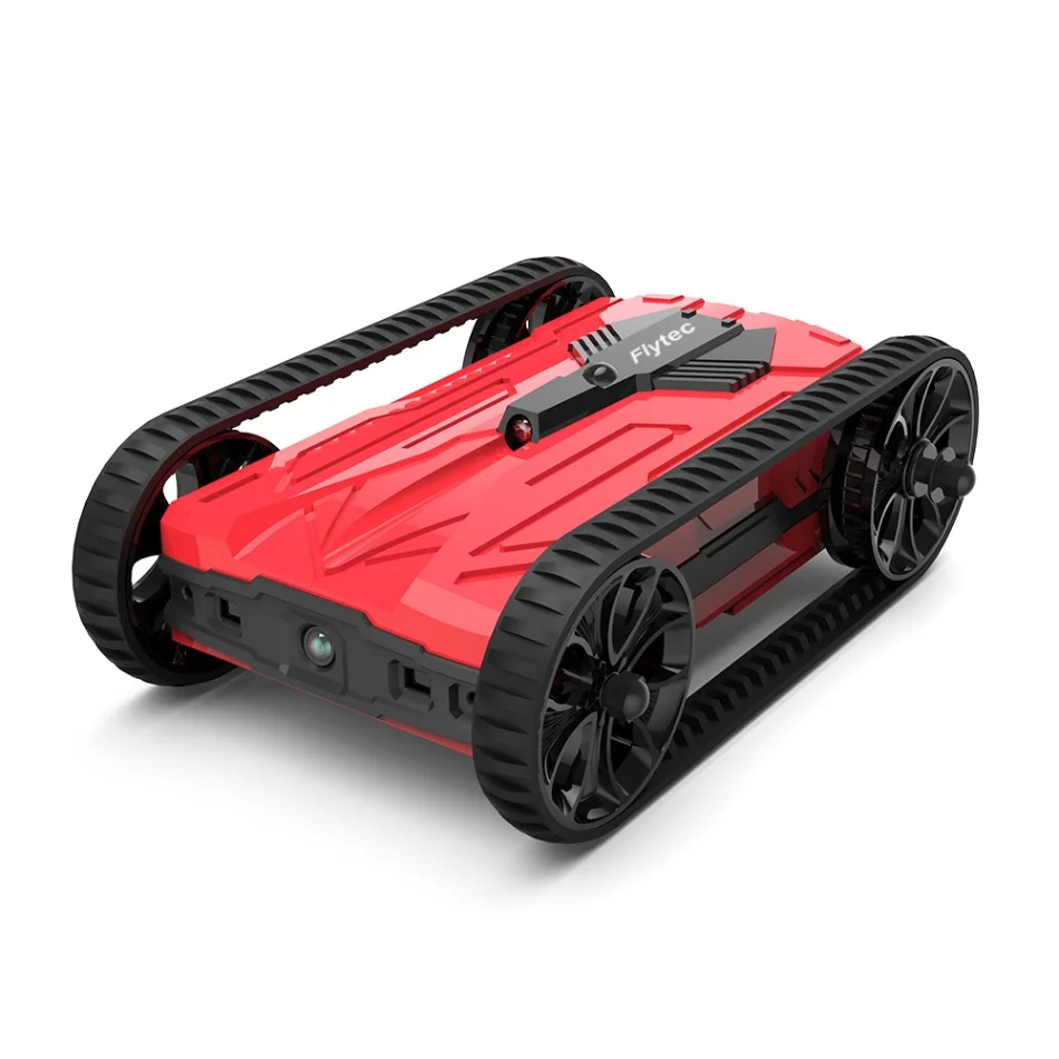 red Flytec 18203 rc Танк 480P камера Танк RC Wi-Fi FPV изображение AR битва Сплав 2CH автомобиль с светильник App управление игрушка гоночный боевой танк - Цвет: red