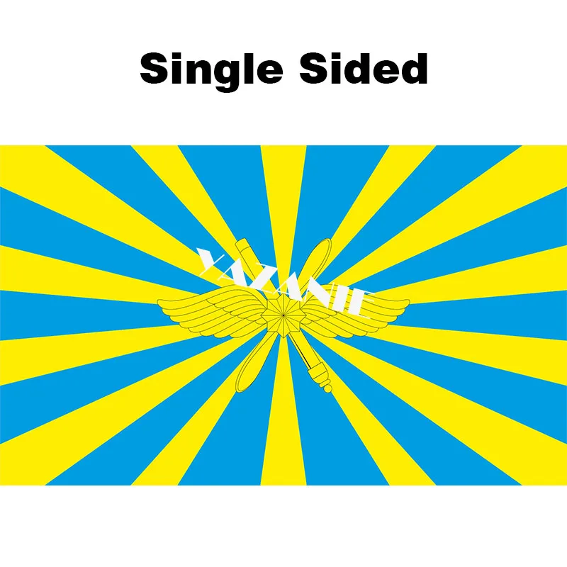 Single Sided YAZANIE любой размер Двухсторонний Флаг ВВС России и советских военно-воздушных сил, военные флаги и баннеры для Дня Победы - Цвет: Single Sided