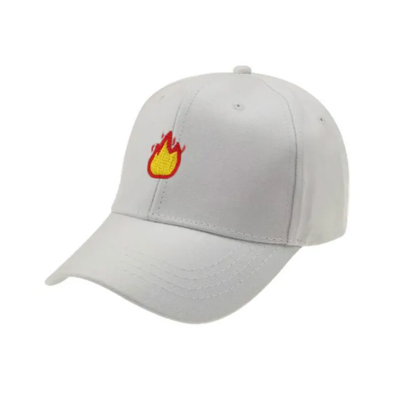 Вышивка огонь бейсбольная кепка для мужчин Уличная Snapback женская шляпа хип-хоп кепка пламя K поп папа шляпа Kpop Дальнобойщик Кепка Прямая