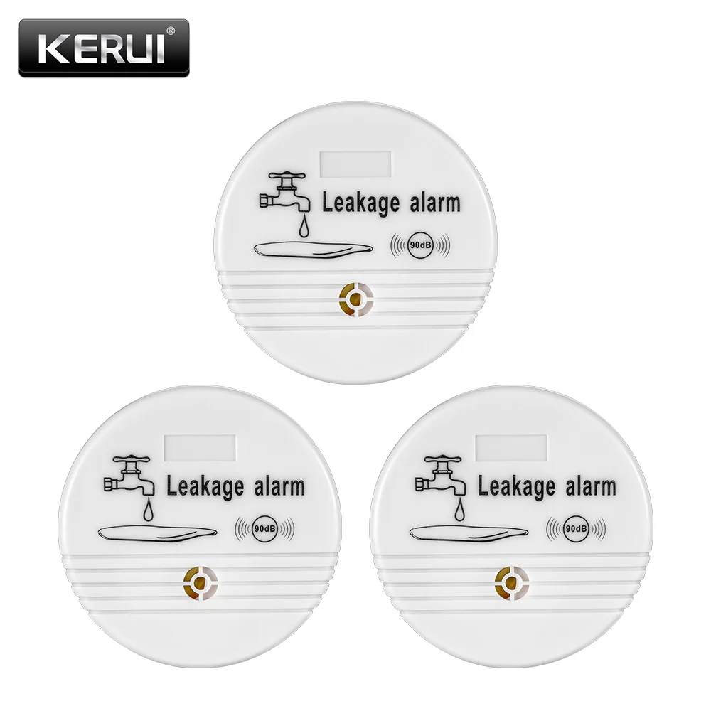 Kit1 3 шт. 90 дБ голосовой беспроводной ABS детектор утечки воды датчик воды сигнализация утечка сигнализация Домашняя безопасность для кухни Ванная комната Туалет - Цвет: Kit1
