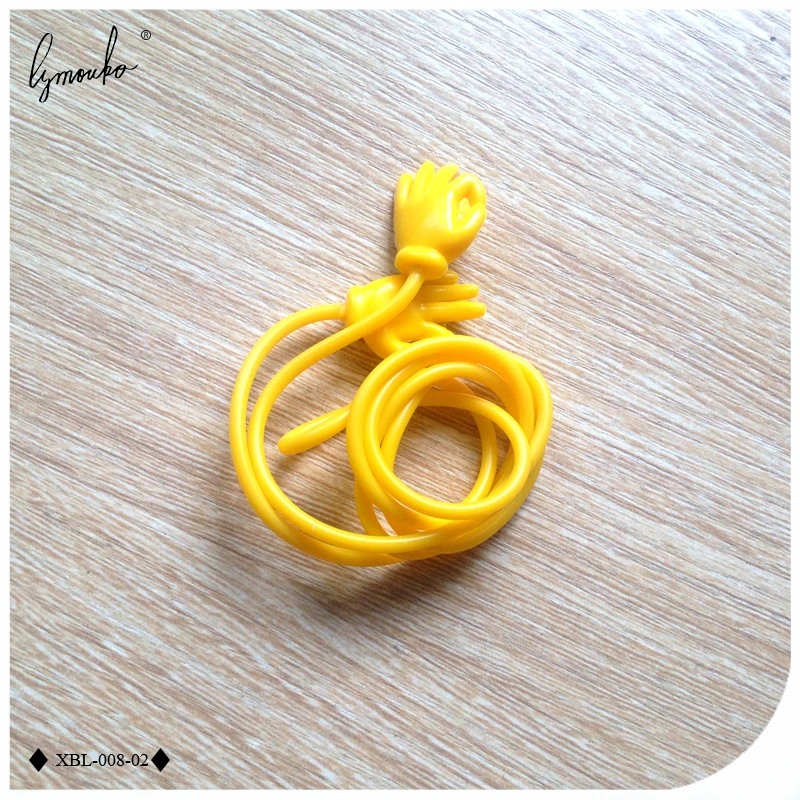 Lymouko дизайн эластичные OK Handshape Противоскользящие силиконовые солнцезащитные очки для взрослых и детей шнуры для очков цепная Гирлянда Веревка