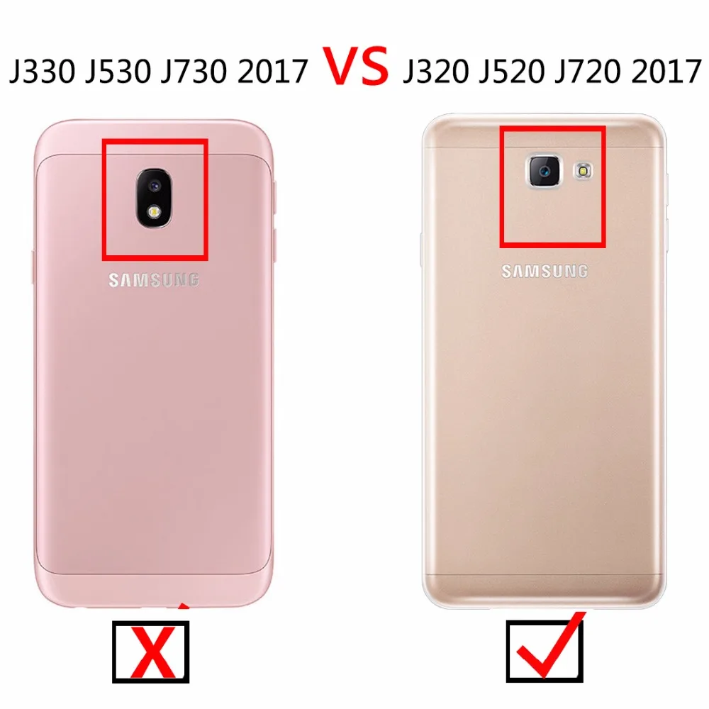 Qushar телефон Обложка для Samsung Galaxy J3 J5 J7 2017 Симпатичные случае Единорог задняя