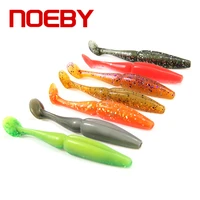 80mm 3 5g 6pcspack silicone soft fishing bait t tail swimbaits artificial fishing lures fishing worm smell soft lures