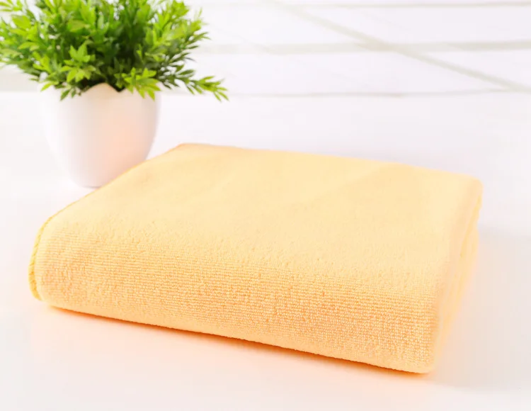 Orange 70x140 см волокно De Bambou микрофибра Sechage Rapide Douche банное полотенце Douce супер абсорбент домашний текстиль большое толстое полотенце - Цвет: Orange