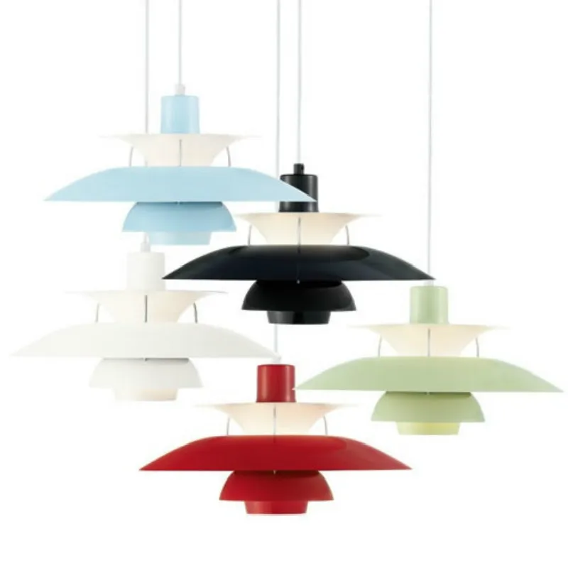 Post-современный дизайнер PH5 Алюминий E27 подвесной светильник для Обеденная