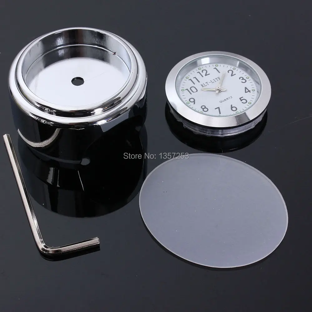 7/8 дюйма 1 дюйм циферблат для Руля Мотоцикла велосипеда часы термометр датчик