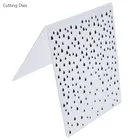 Креативная папка для тиснения в форме капли, пластиковые карточки, штампы для скрапбукинга, бумажные принадлежности для рукоделия, сделай сам