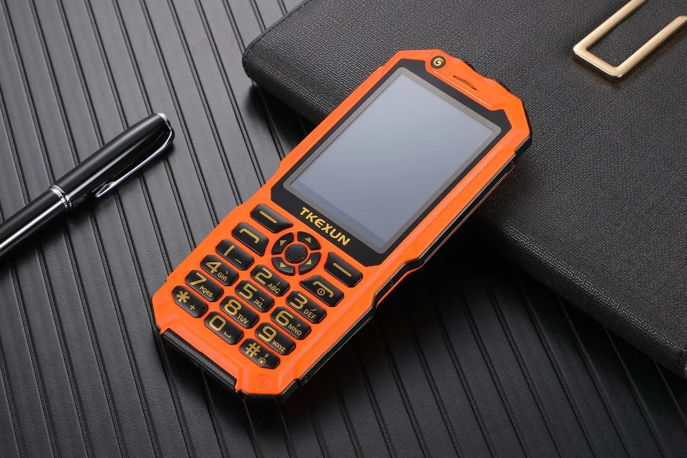 3g WCDMA power Bank мобильный телефон FSMART TKEXUN Q8A bluetooth MP3 FM радио wifi celular один ключ циферблат Ударопрочный сотовый телефон для пожилых людей