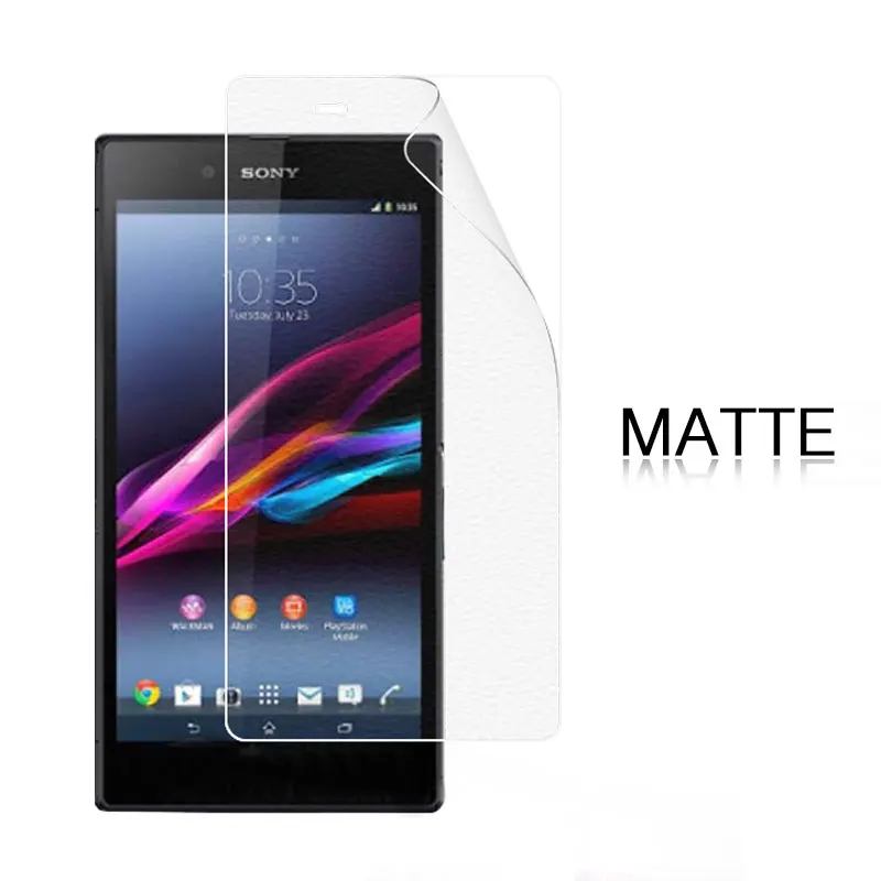 Антибликовая матовая пленка для Sony Xperia Z Ultra XL39H HD прозрачная глянцевая экрана