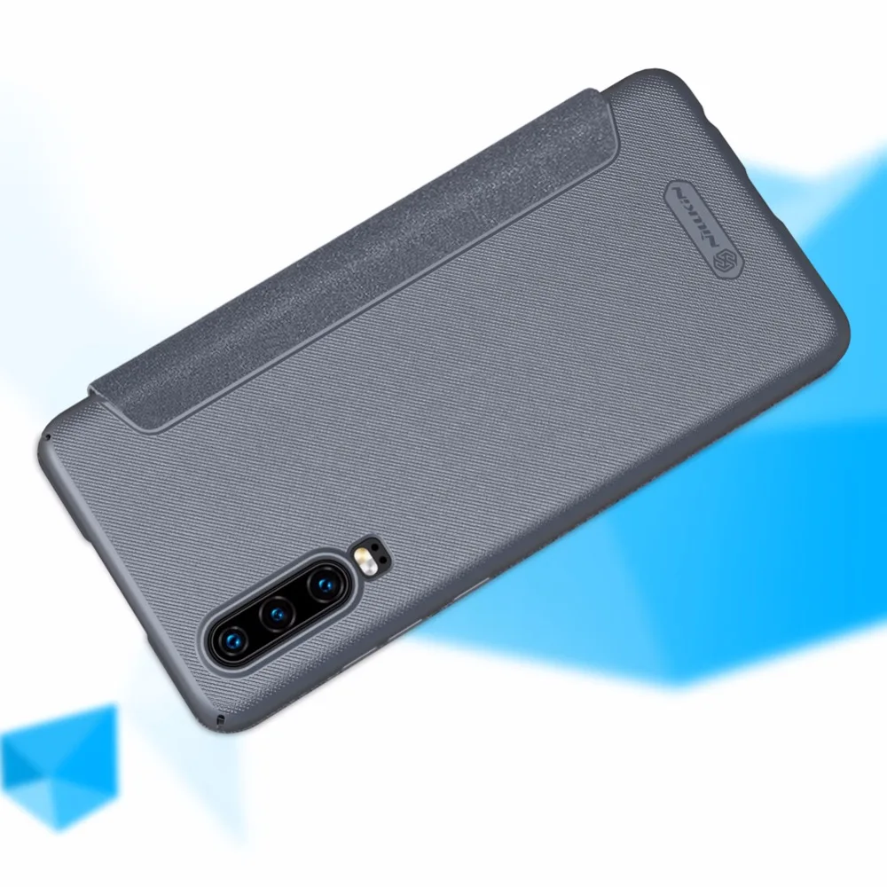 Чехол P30 для Huawei NILLKIN роскошный кожаный чехол книжка с откидной крышкой умный