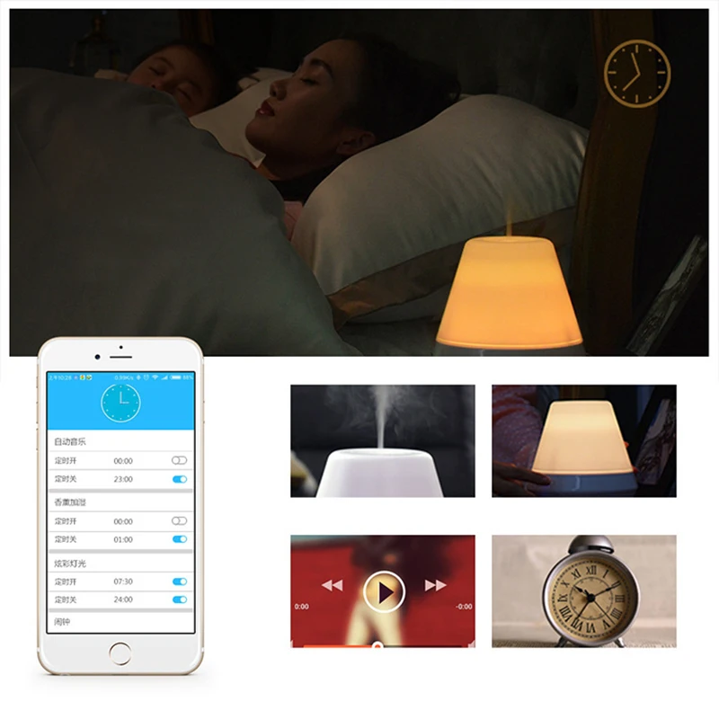 Мобильное приложение Многофункциональный Bluetooth Музыкальный настольный мини