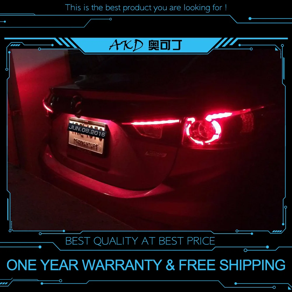 AKD Тюнинг автомобилей задние фонари для Mazda 3 Мазда 3 Axela- задние фонари светодиодный DRL ходовые огни Противотуманные фары с ангельскими глазками задние фонари
