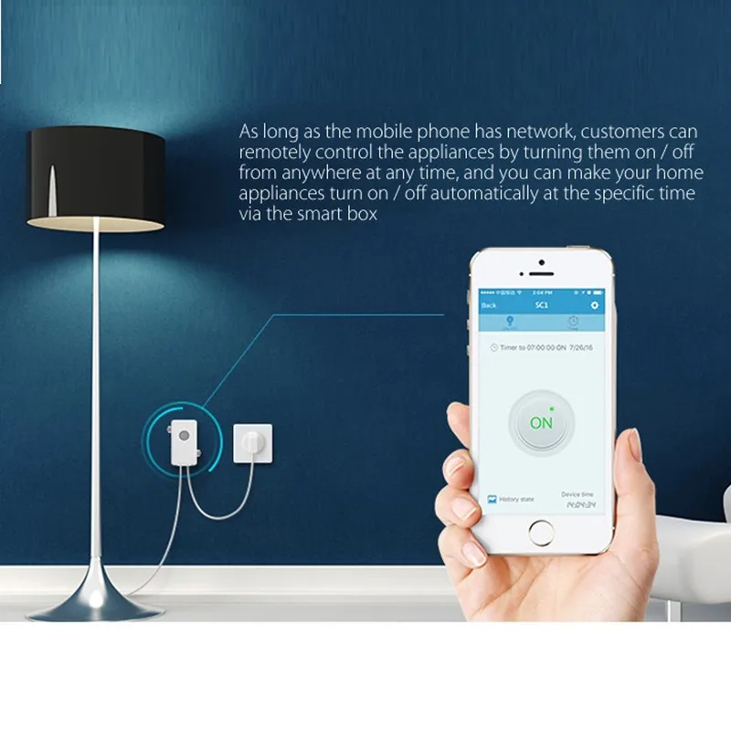 Оригинальный Broadlink SC1 Smart переключатель Wi Fi приложение Управление коробка Функция