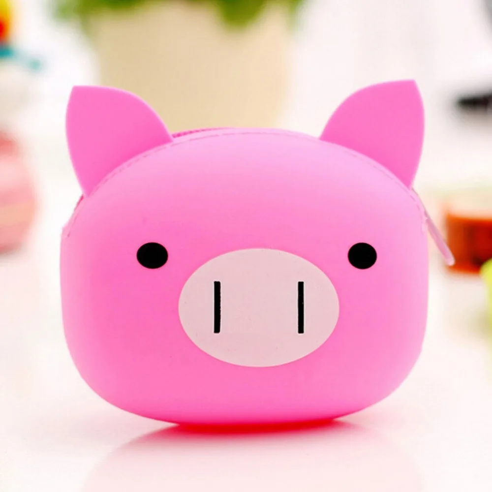 Женские и детские кошельки с объемными мультяшными животными сумочки для монет