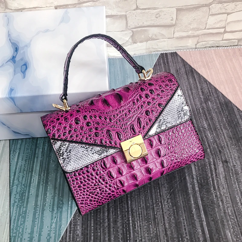Bolsa Mujer сумки для женщин роскошные сумки черные женские сумки дизайнерские сумки из искусственной кожи крокодила сумка через плечо