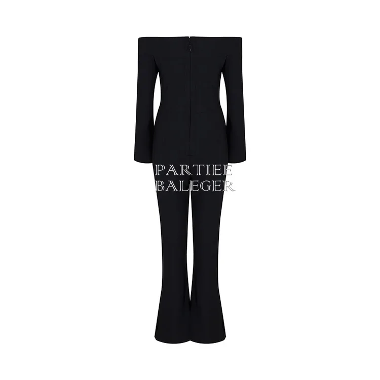 2019 летнее Новое поступление элегантный сексуальный комбинезон с длинными