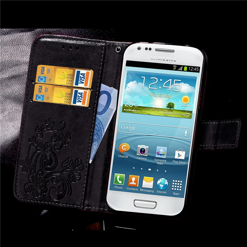 Четырёхлистный клевер чехол для samsung Galaxy S3 S3 мини Чехол-портмоне из кожи с откидной крышкой чехол для samsung S4 S5 мини S6 S7 S8 S9 S10 плюс S10E Note 5, 8, 9, 10, 10+ A10 A50 A70 Аксессуары для мобильных телефонов