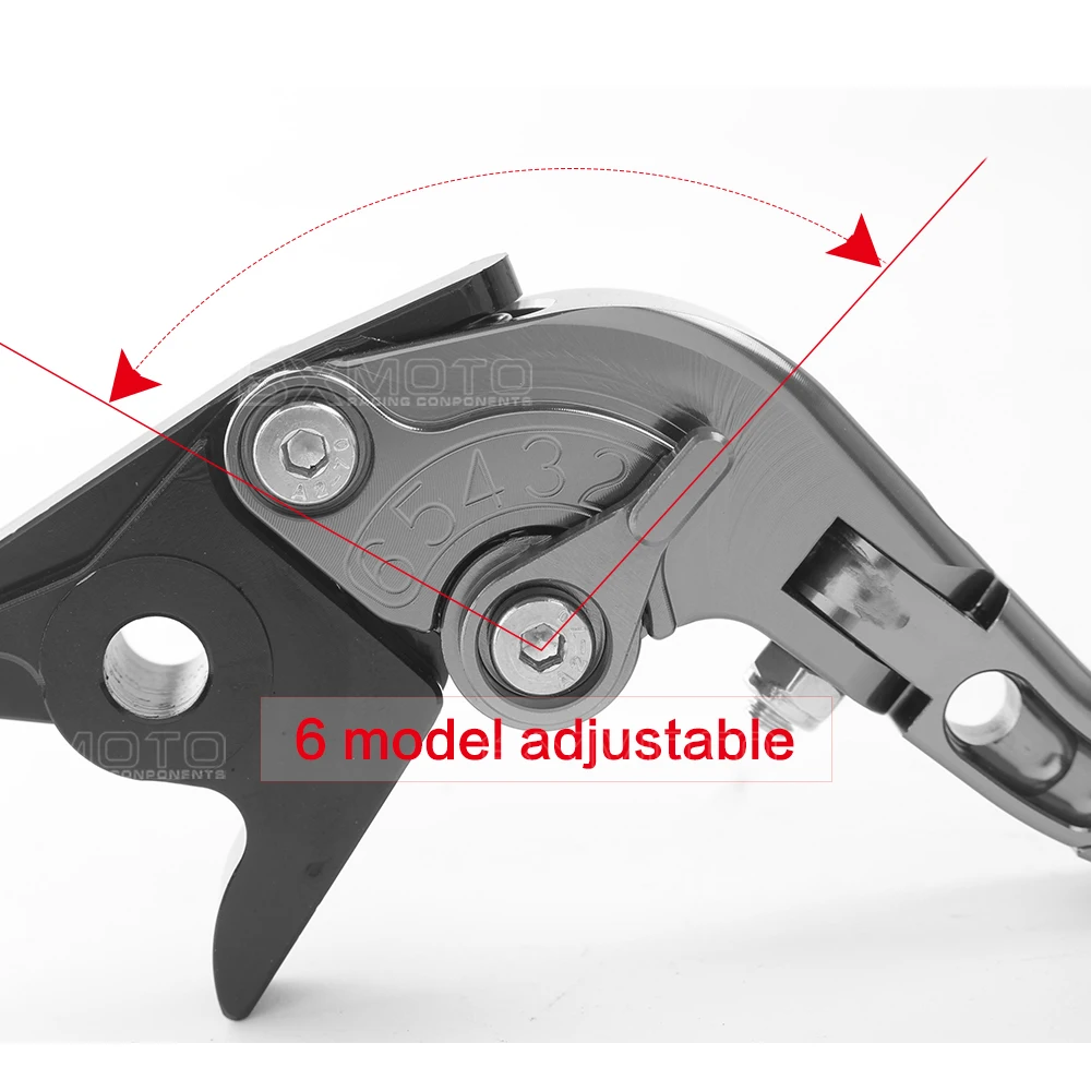 

For YAMAHA R6 YZF600 YZF-R6 1999-2017 YZF R6 Adjustable Motorcycle Foldable Extendable Brakes Clutch Levers accessories