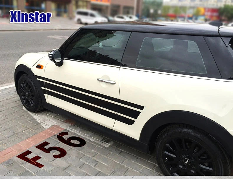 Наклейка на боковую полоску автомобиля внешнее украшение для BMW Mini cooper clubman countryman