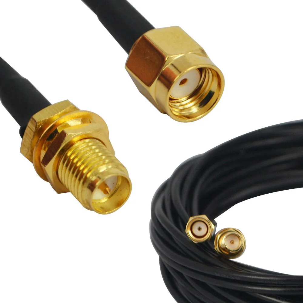 9 м оригинальный чистый cupper RG174 RP SMA WIFI антенный Удлинительный кабель для