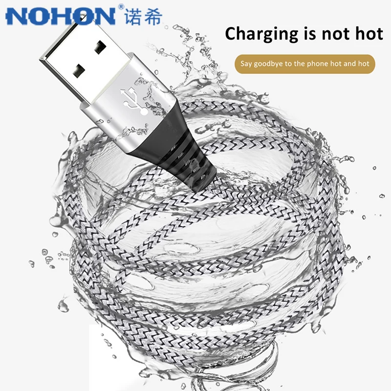 Светодиодный зарядный и синхронизирующий кабель NOHON для iphone 10X8 7 Plus 1 2 А |