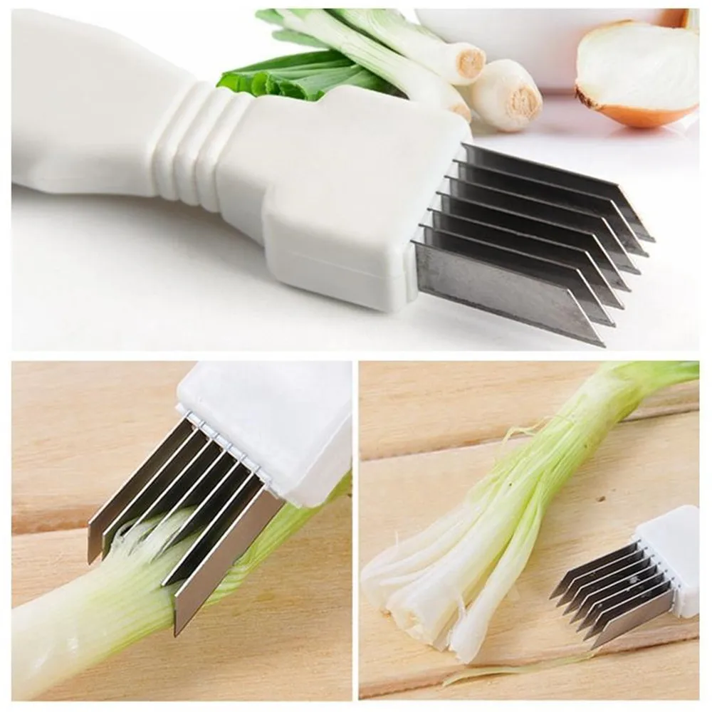 Лук для Нарезки овощей резки мульти измельчитель Sharp Шалот Кухонные Ножи Shred