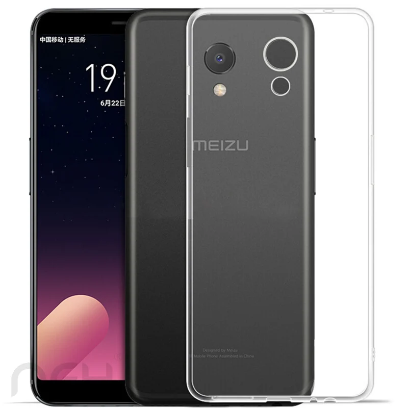 Ультратонкий Мягкий Силиконовый ТПУ чехол для телефона MeiZu M3 M5 M6 M3S M5S Note X8
