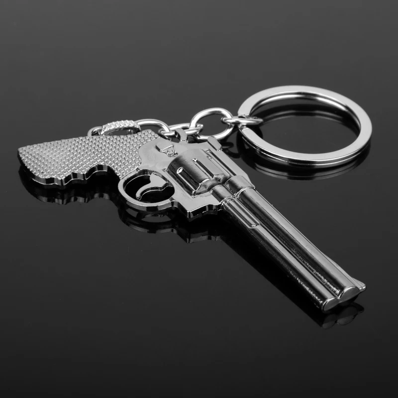 Брелок для ключей мужской модная Миниатюрная модель оружия пистолета