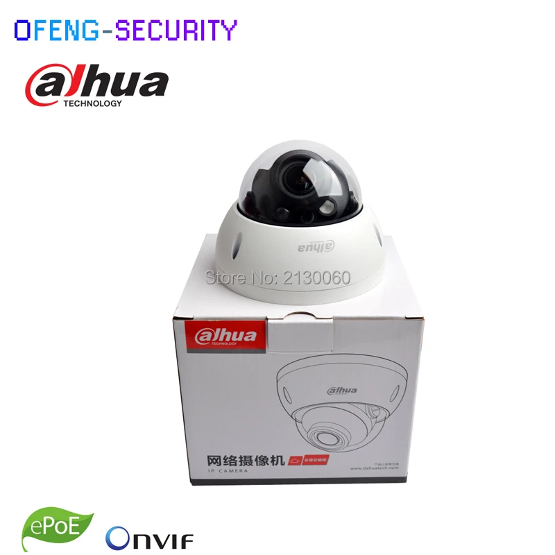 Dahua 2MP ИК Мини купольная сетевая Камера DH-IPC-HDBW4233R-AS аудио SD карты Stellar H265/H264 Poe IP