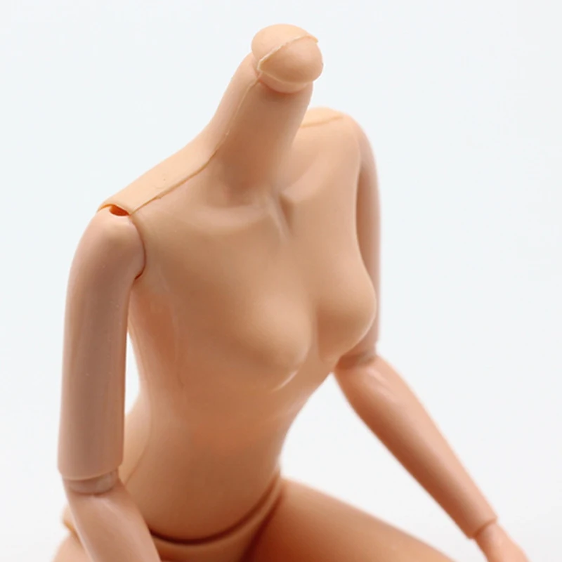 1Pcs 29cm Jointed DIY Doll Body Without Head DIY Movable Nude Naked Doll Body For Doll Toys For Children Gifts