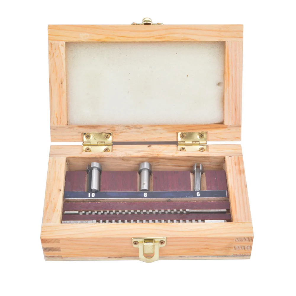 HSS Keyway Broach набор метрических размеров 6 шт 2 мм 3 Broaches 6/8/10 Collared втулки с шипами CNC