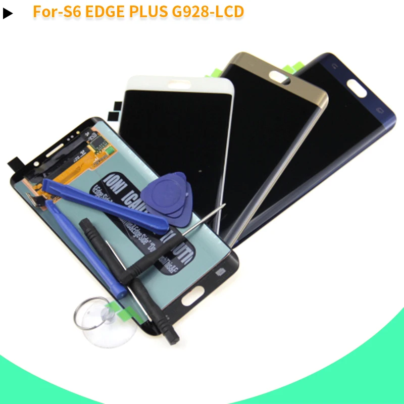 Супер Amoled для Samsung Galaxy S6 EDGE Plus G928 G928F ЖК дисплей с сенсорным экраном Edge Plus|Экраны