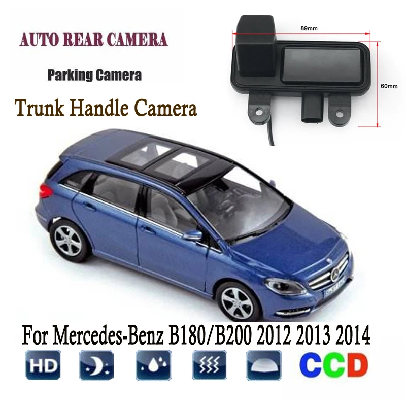 

Car Rear View Camera For Mercedes-Benz B180/B200 2012 2013 2014 Instead of Original Factory Trunk Handle Camera/Reversing camera