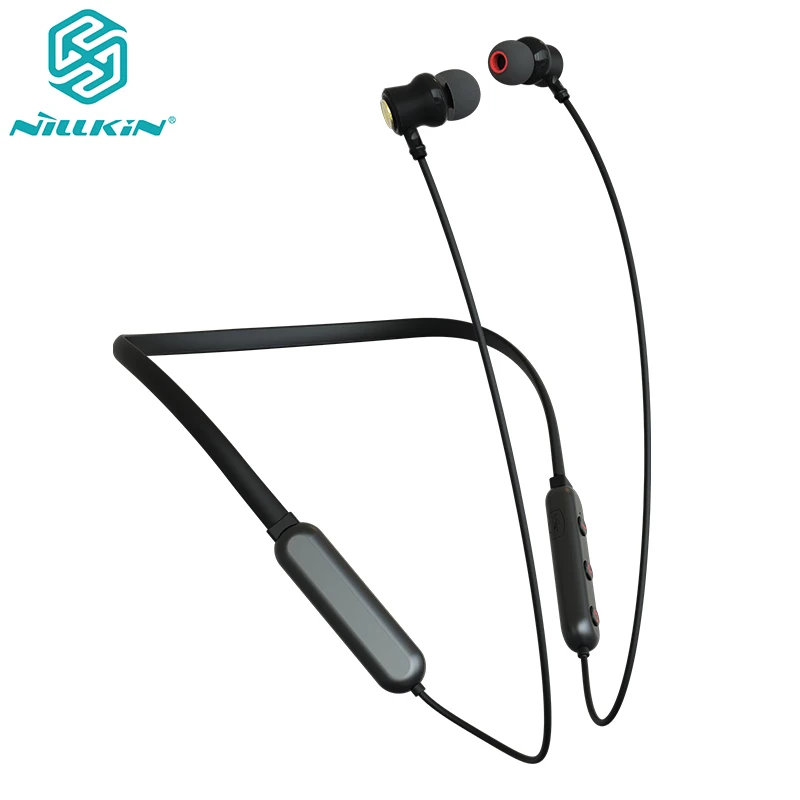 Спортивные наушники вкладыши для iphone 12 Pro Max NILLKIN Bluetooth 5 0 с шейным ободом