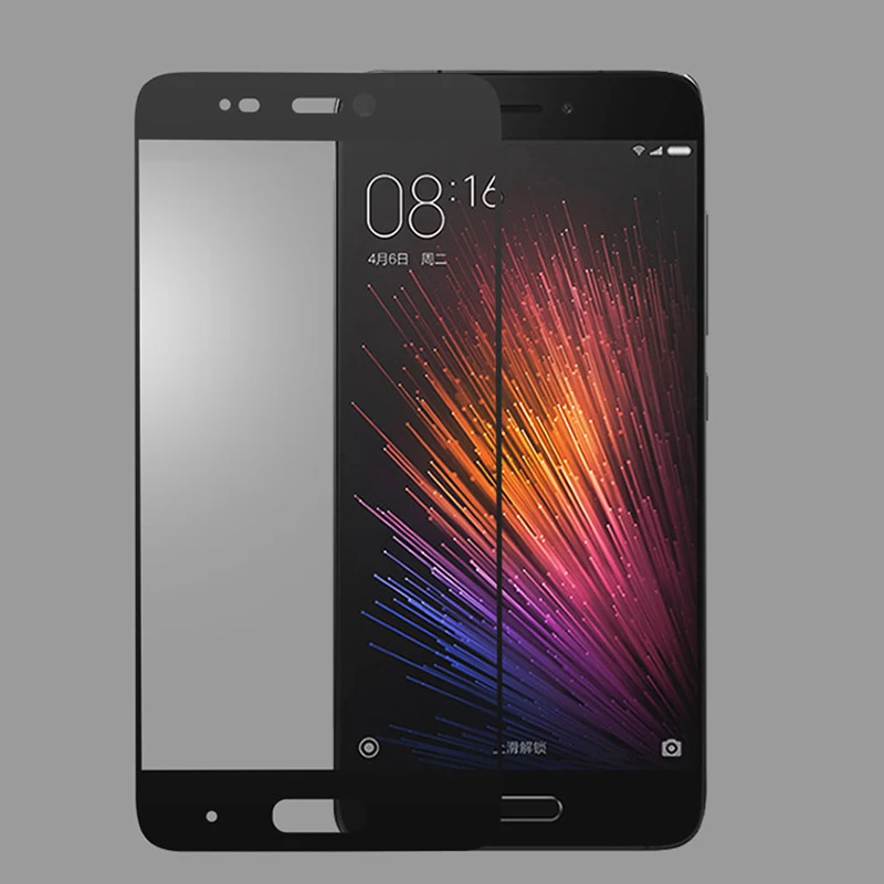 Защитное стекло для Xiaomi Mi5 5S plus черное redmi pro|protective glass|glass redmiscreen protector |