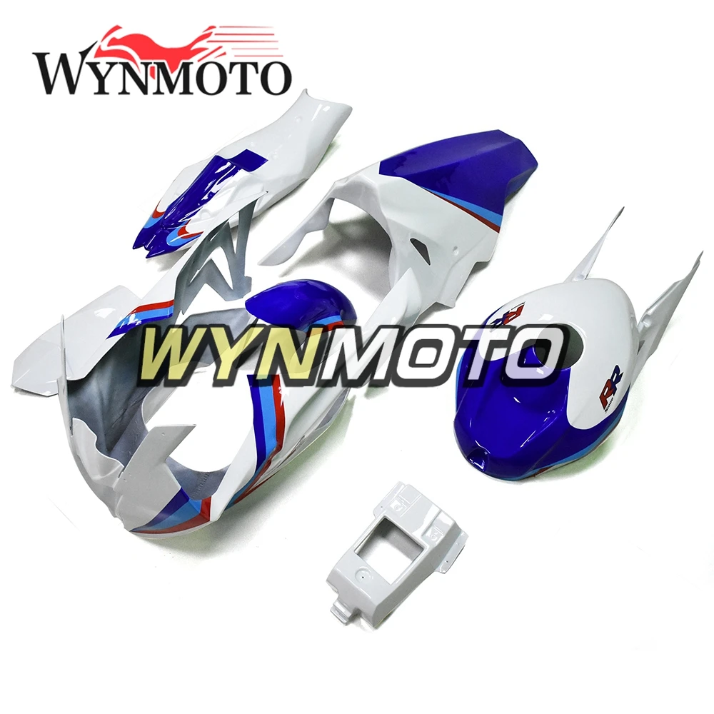 

Fiberglass Racing Full Fairing Kit For BMW S1000RR 2015 2016 S1000 RR 15 16 Motorcycle Cowlings Blue White Bodywork Customized