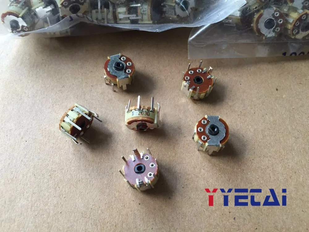 

YongYeTai Rotary potentiometer RK08H double 20K 203 fine tuning Y8