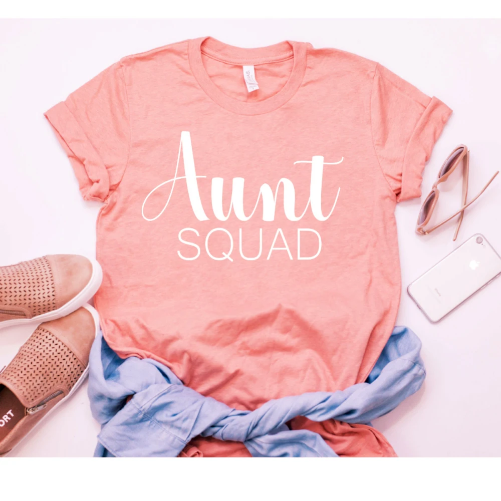 Тетушка отряд футболка тети лучшие тетушки когда либо рубашка тетей объявление