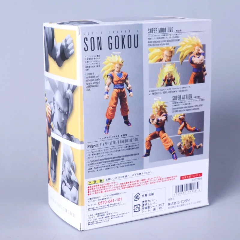 Dragon Ball Z Super Saiyan 3 Son Goku ПВХ фигурка Коллекционная модель игрушки|saiyan 3|super saiyan 3model toy |