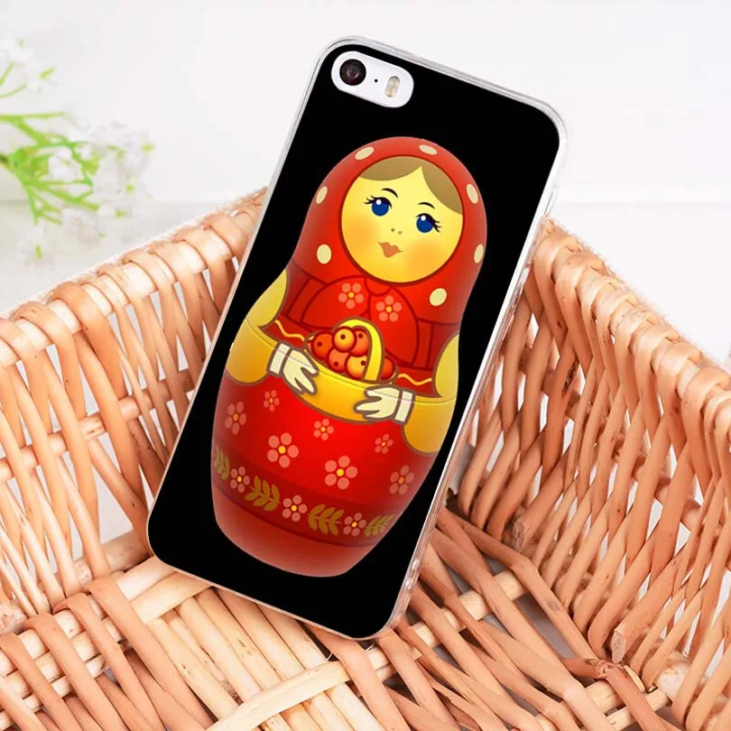 MaiYaCa русские куклы матрешка Роскошный Гибридный чехол для телефона для iPhone 8 7 6 6S Plus X 10 5 5S SE 11pro чехол Coque - Цвет: 7