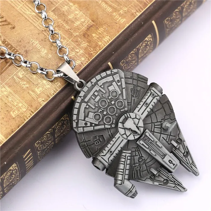 Ожерелье H& F Star Wars, ювелирное изделие, винтажная мельница, сокол Дарт, подвеска, Готическая цепочка, колье, аксессуар, фигурка, подарок для мужчин и женщин