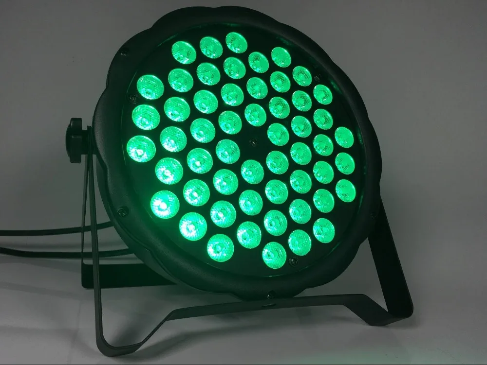 12 шт./RGB 3in1 54X3W светодиодный PAR Светильник + F светильник чехол DMX512 AC110-240V par диско s