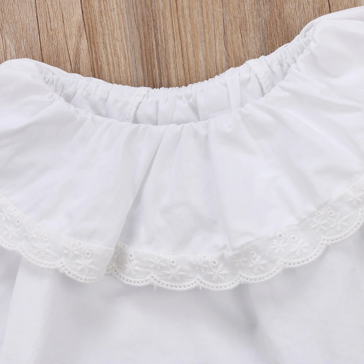 Милые блузки для маленьких девочек одежда новорожденных однотонные