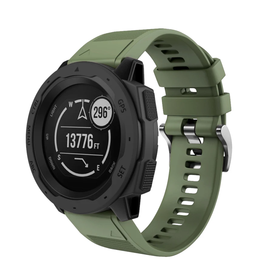Быстросъемный силиконовый ремешок для часов Garmin Instinct, сменный ремешок, легко подходит для часов Fenix 5 Fenix 5 Plus, ремешок для часов