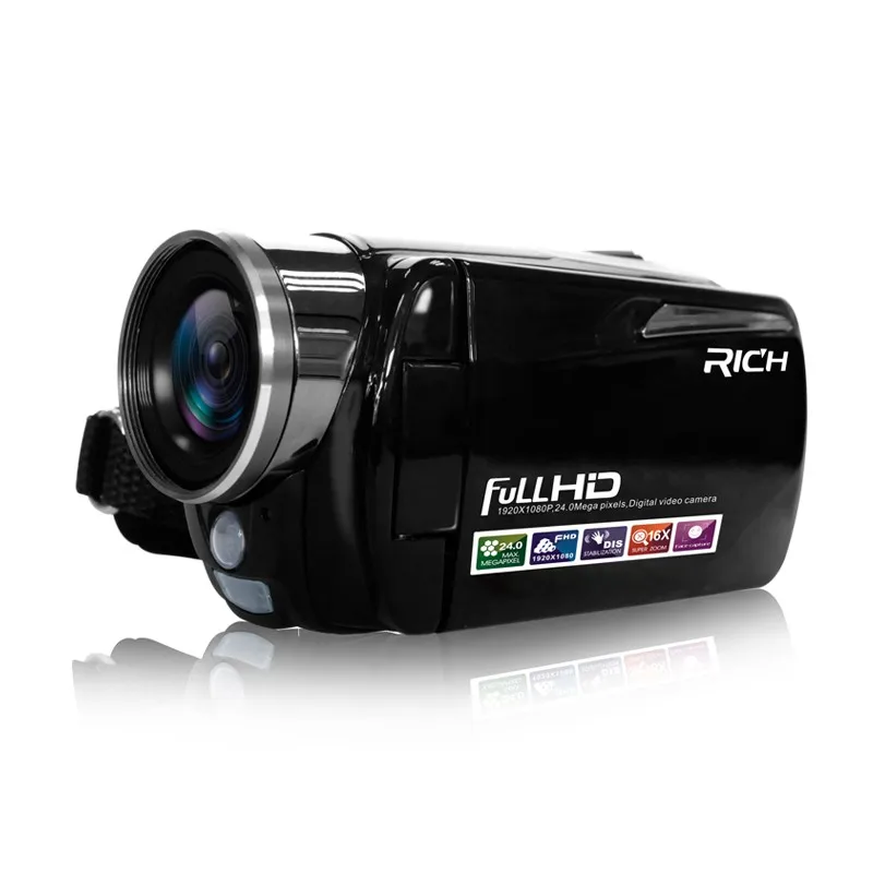 Портативная Инфракрасная видеокамера 1080P HD 16x Zoom 3 0 ''TFT LCD Цифровая DV DVR